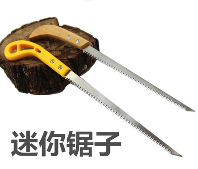 厂家直销 鸡尾锯 木把迷你锯 木工锯 墙板锯子手工锯子园林工具